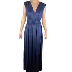 Dress the Population dress navy Krista maxi gown